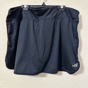 Bcg Skort Black Athletic Skirt With Built In Shorts Mini Sporty Sports
